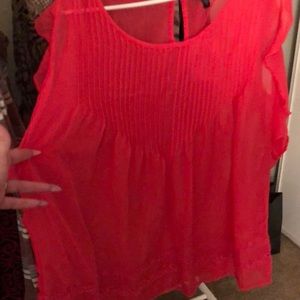 Jessica Simpson sheer blouse 2X